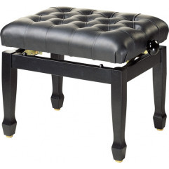 BANQUETTE PIANO STAGG CONCERT PB 85 BPK LBK  NOIR BRILLANT - CUIR