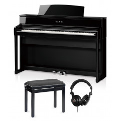 Kawai CA 701 EP noir laqué pack premium