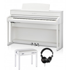 Kawai CA 701 W blanc satiné pack premium
