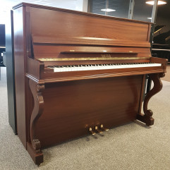 PIANO DROIT D OCCASION SAUTER 120 R2 ACAJOU SATINE