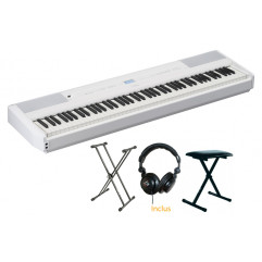 Yamaha P525 WH blanc mat full pack