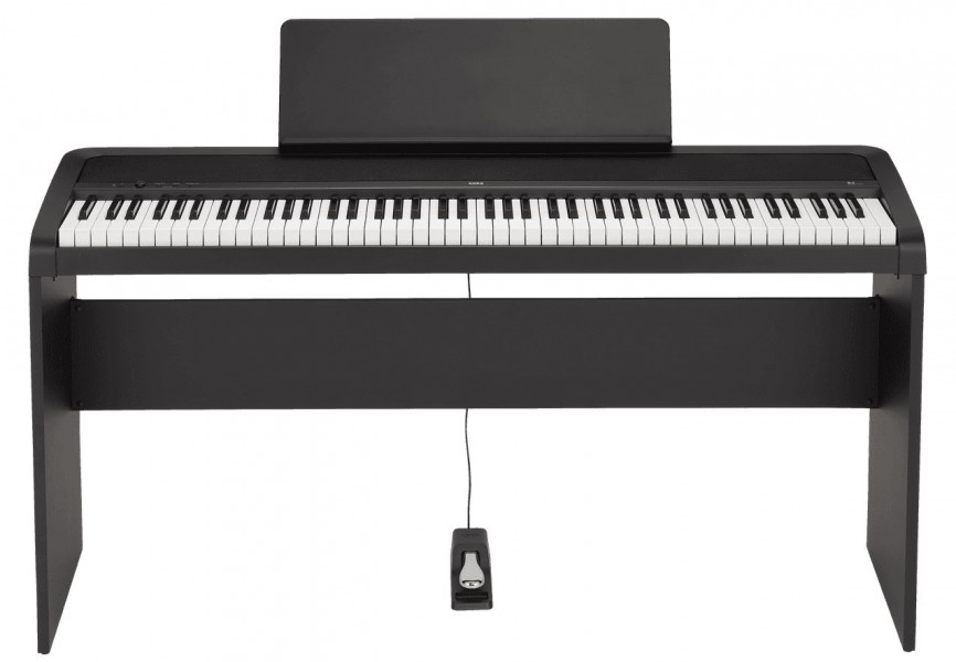 Piano numérique Korg B2 noir version meuble - Dorélami