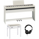 Roland FP 30 X WH + stand + pédalier + pack premium