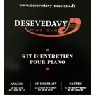 Kit complet d'entretien pour pianos laqués