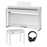 Kawai CN 201 W Blanc satiné pack premium