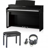 Kawai CA 401 B noir satiné pack premium