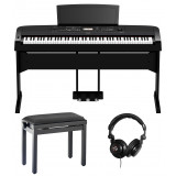 Yamaha DGX 670 B NOIR MEUBLE + PEDALIER + PACK PREMIUM