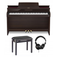 Casio AP 550 BN palissandre mat pack premium