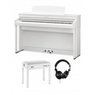 Kawai CA 501 W blanc satiné pack premium