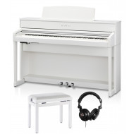 Kawai CA 701 W blanc satiné pack premium