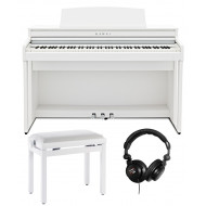 Kawai CA 401 W blanc satiné pack premium