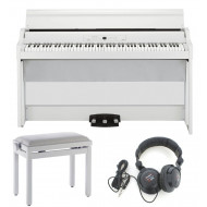 Korg G1B AIR BLANC MAT pack premium