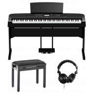 Yamaha DGX 670 B NOIR MEUBLE + PEDALIER + PACK PREMIUM